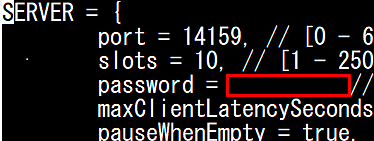 パスワード設定