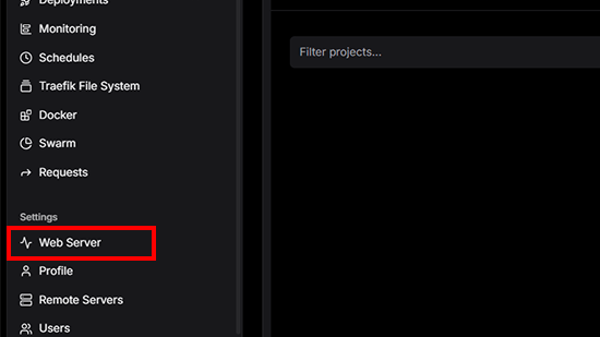 Dokploy Web Server����