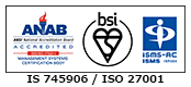 ISO/IEC 27001:2013のロゴ