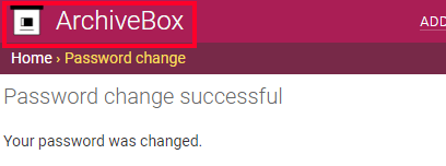 パスワード変更完了